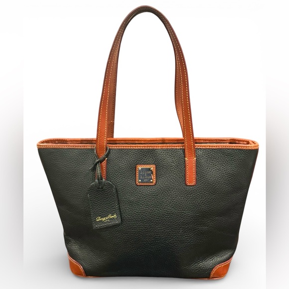 Dooney & Bourke Charleston Shopper Tote Bag Pebbled Leather - Picture 4 of 12